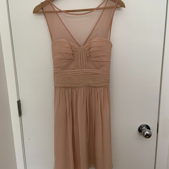 BCBG Max Azaria Dusty Pink Dress, Size 10 - Picture 5 of 6